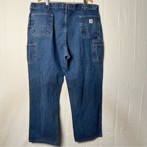 Carhartt FR Relaxed Fit HRC2 Utility Work Jeans Size W46 L34 - Picture 1 of 11